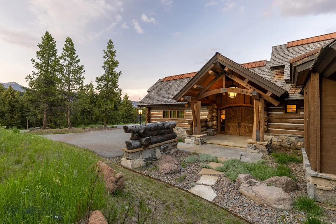 Experience the ultimate in mountain living with this beautifully crafted log home