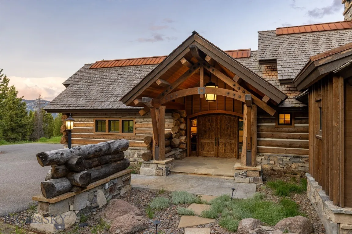 Experience the ultimate in mountain living with this beautifully crafted log home