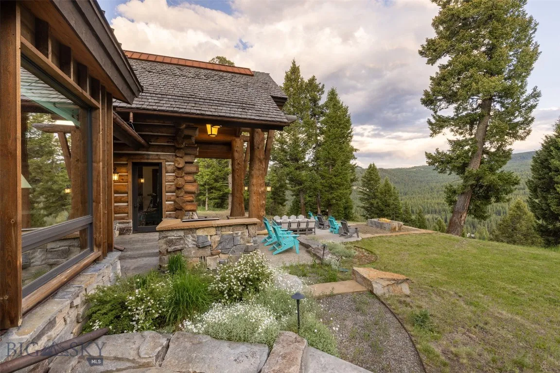 Experience the ultimate in mountain living with this beautifully crafted log home