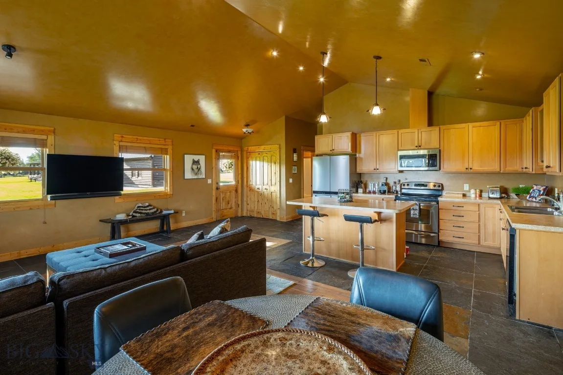 Guest House Living Area & Kitchen