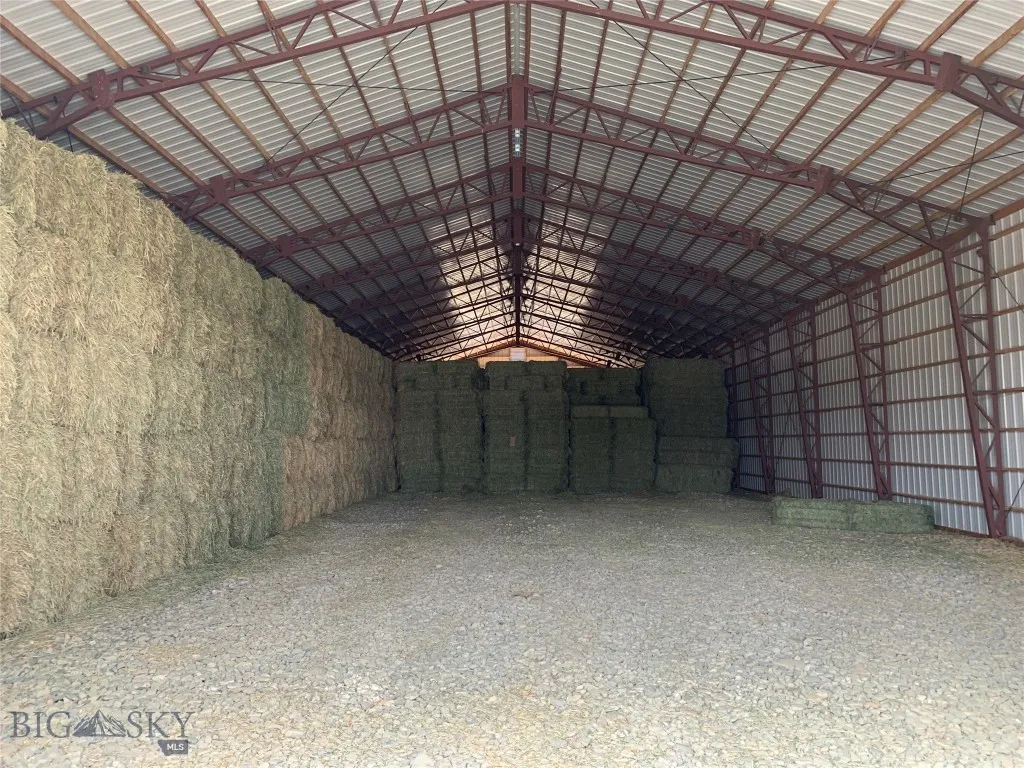 Two steel framed pole buildings