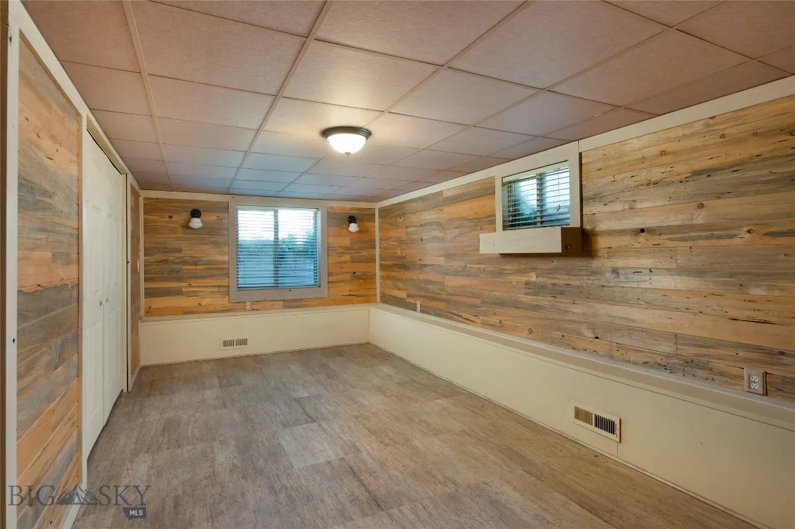 Lower level remodeled bedroom