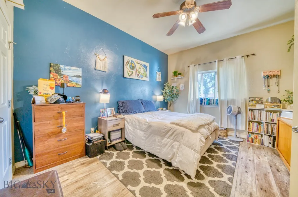 Master Bedroom Upstairs with Huge Walk-In Closet