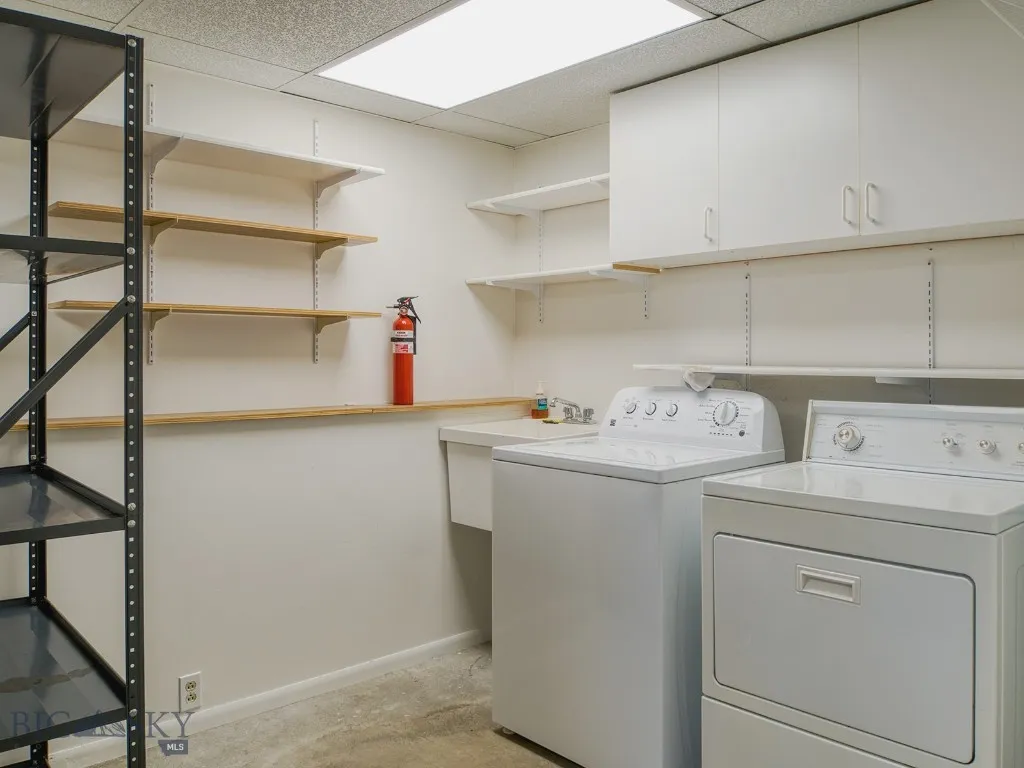 Extra Large Bright Laundry Room