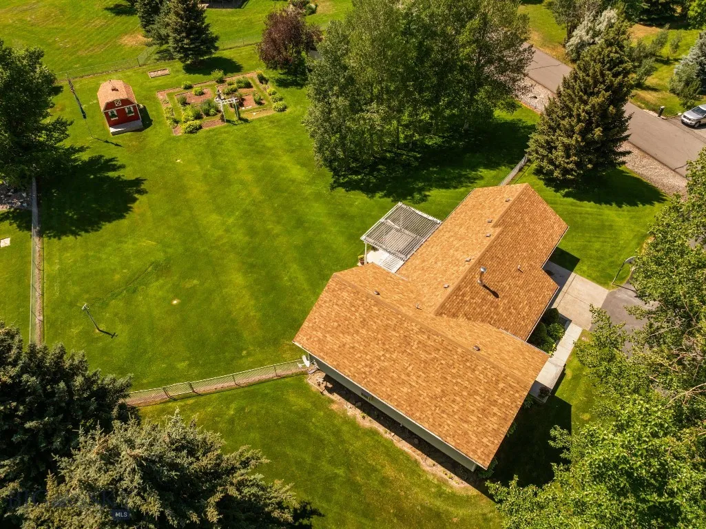 Overhead of the house