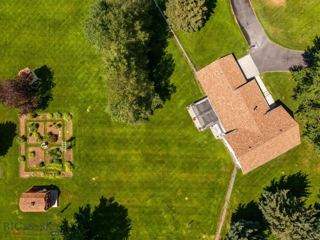 Roof and partial yard