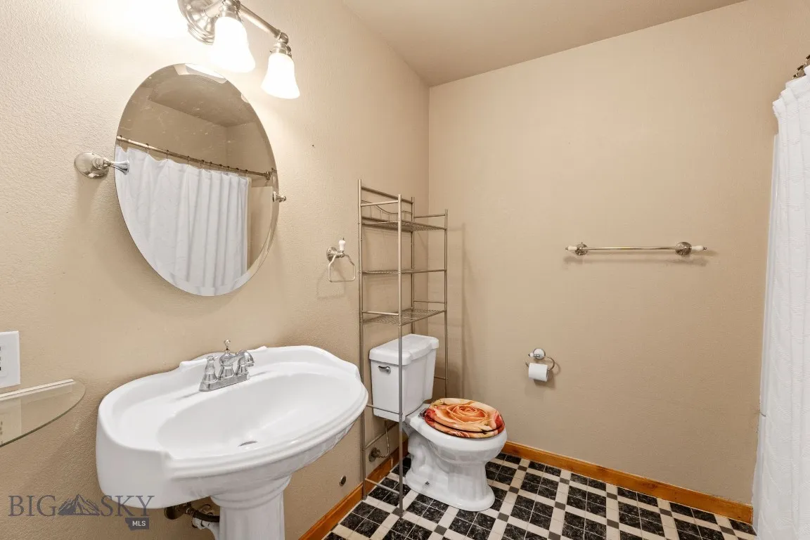 Basement bathroom