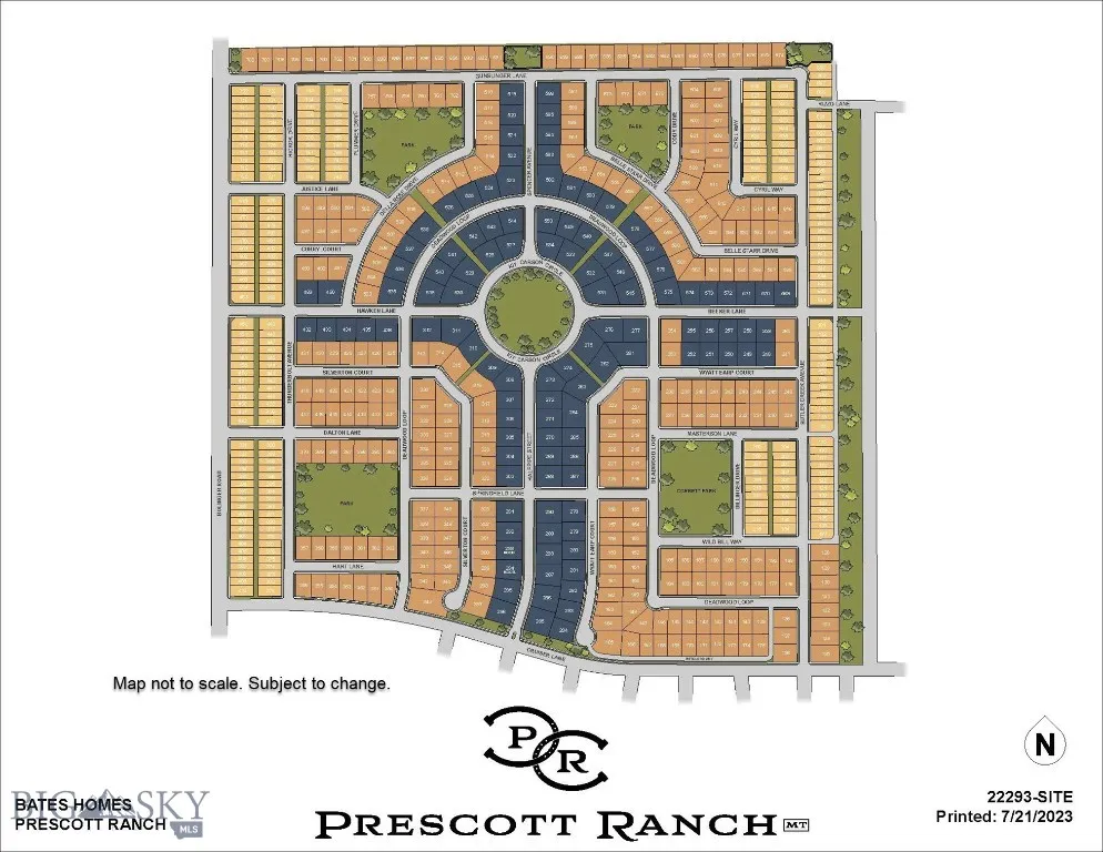 Master Plan at Prescott Ranch contains 5 community parks