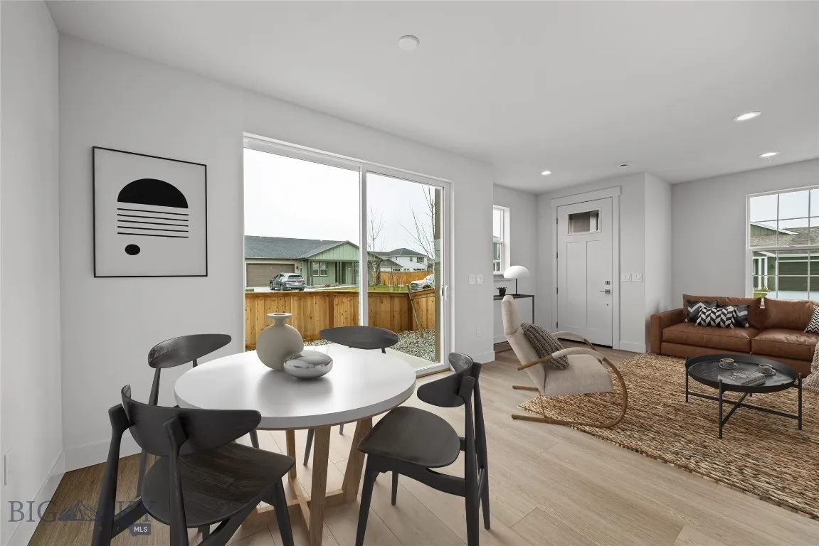 Virtually Staged Dining Area