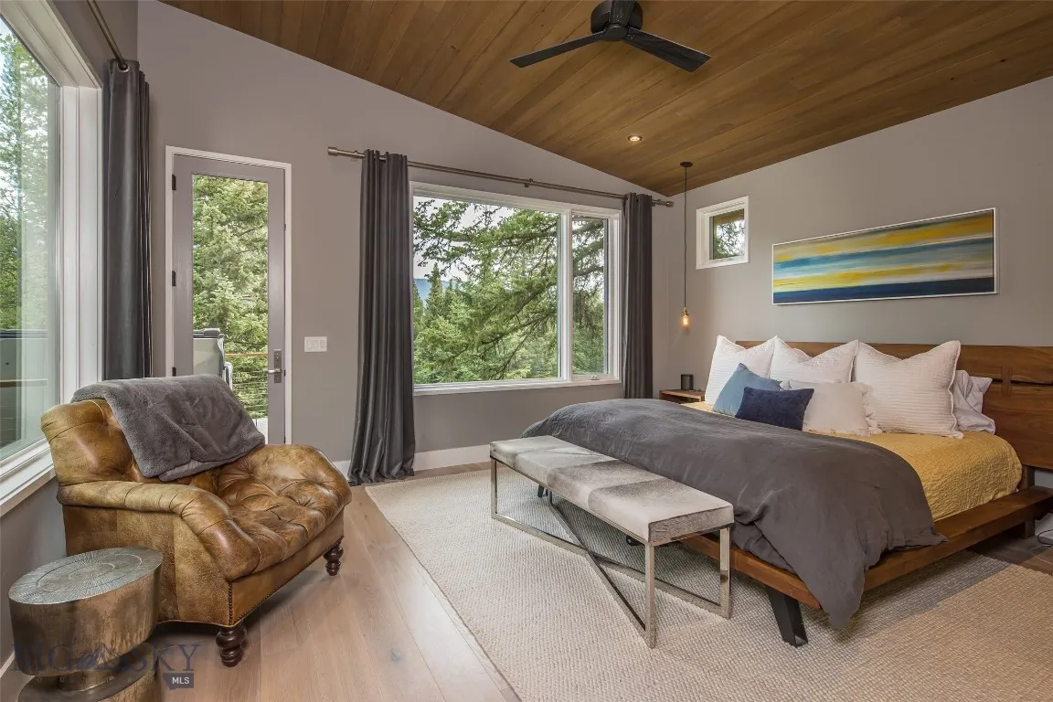 Primary Bedroom with access to deck