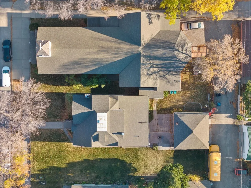 Aerial view of Church and Parsonage