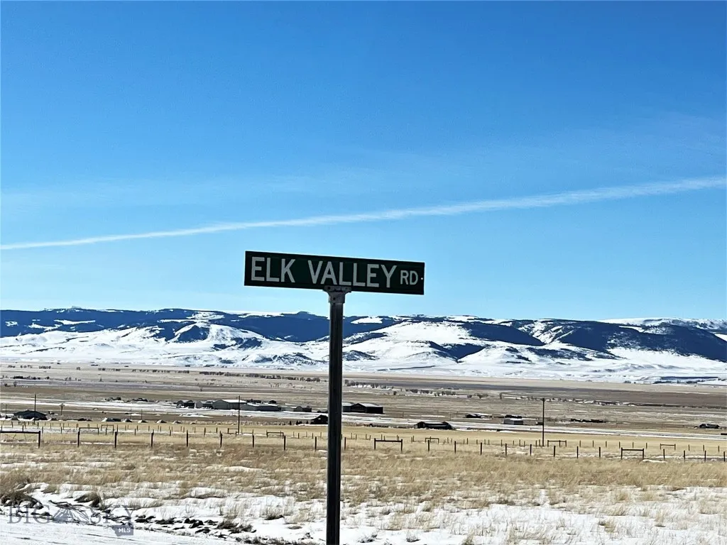 Winter Views of the Tobacco Root Mountains from Elk Valley Road