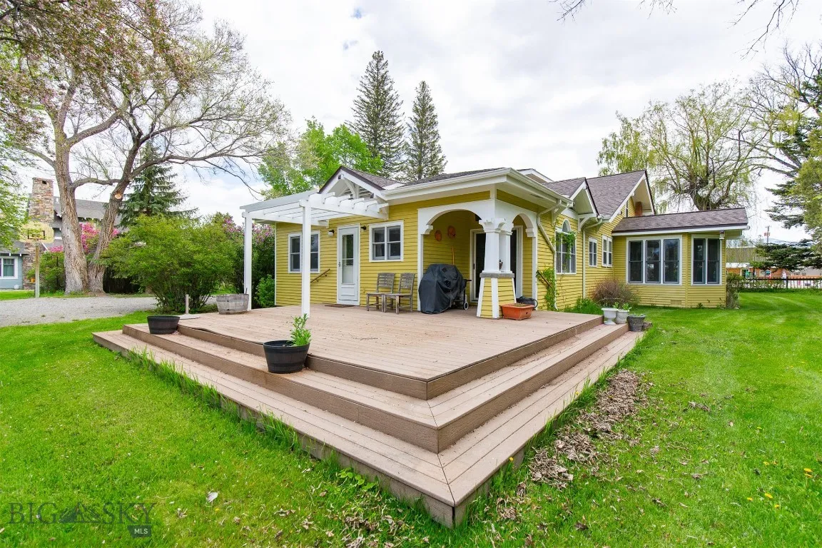 Expansive Back Deck