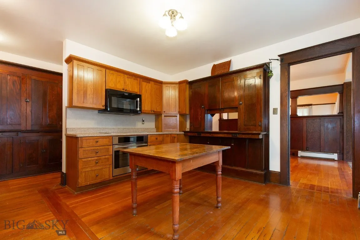 Kitchen with Original Built-ins and Updates