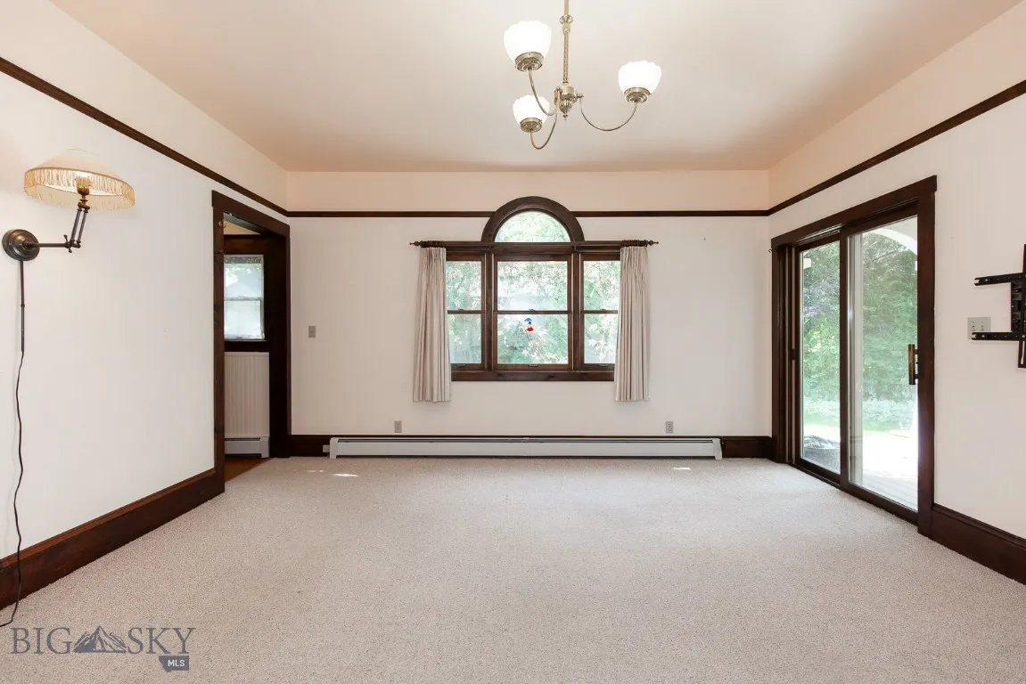 Family Room with Sliding Doors to Deck