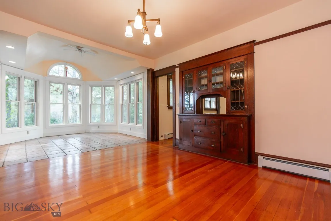 Original Built-in from Dining Room into Kitchen
