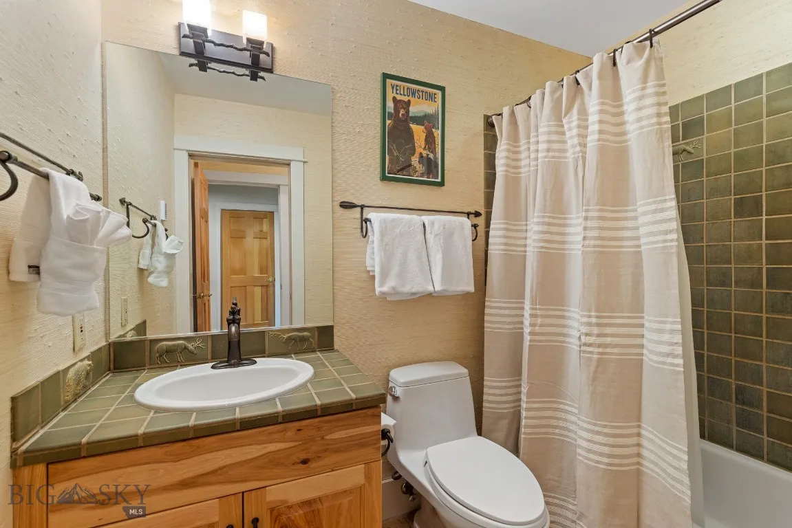 Guest bedroom with full bath