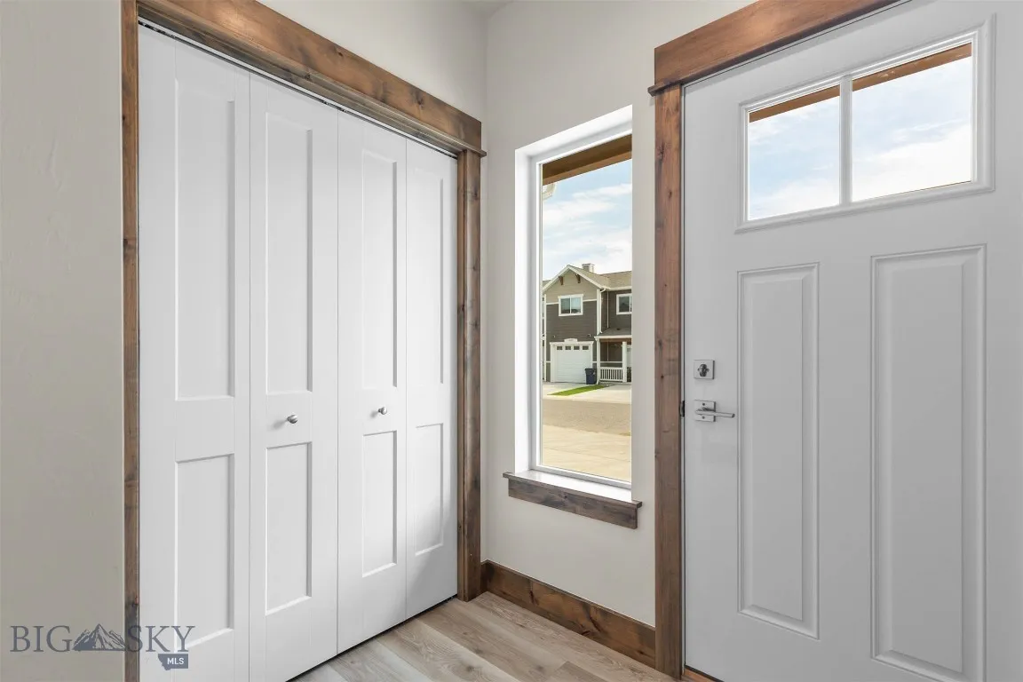 Entry with closet