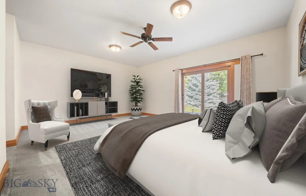 Virtually Staged Primary Bedroom