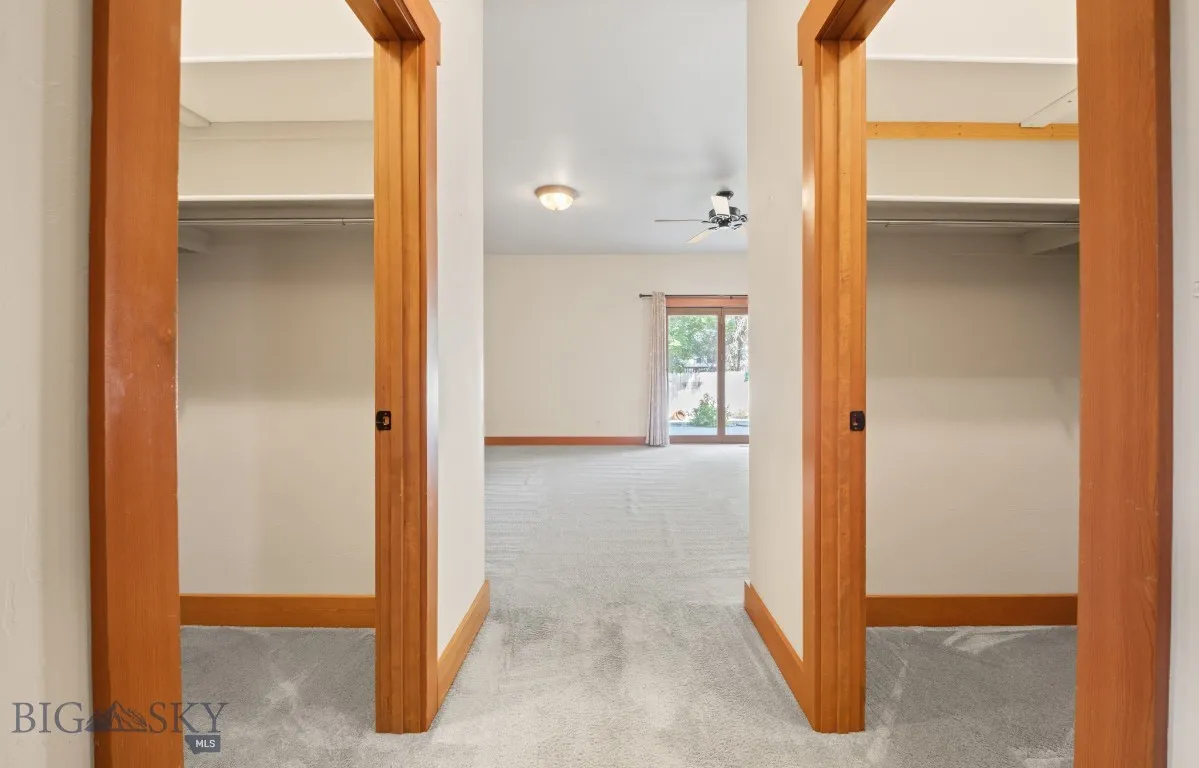 primary closets from bath