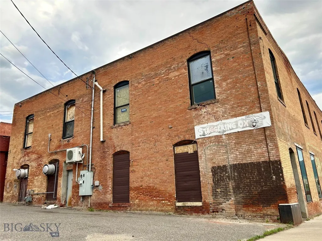 Rear of building
