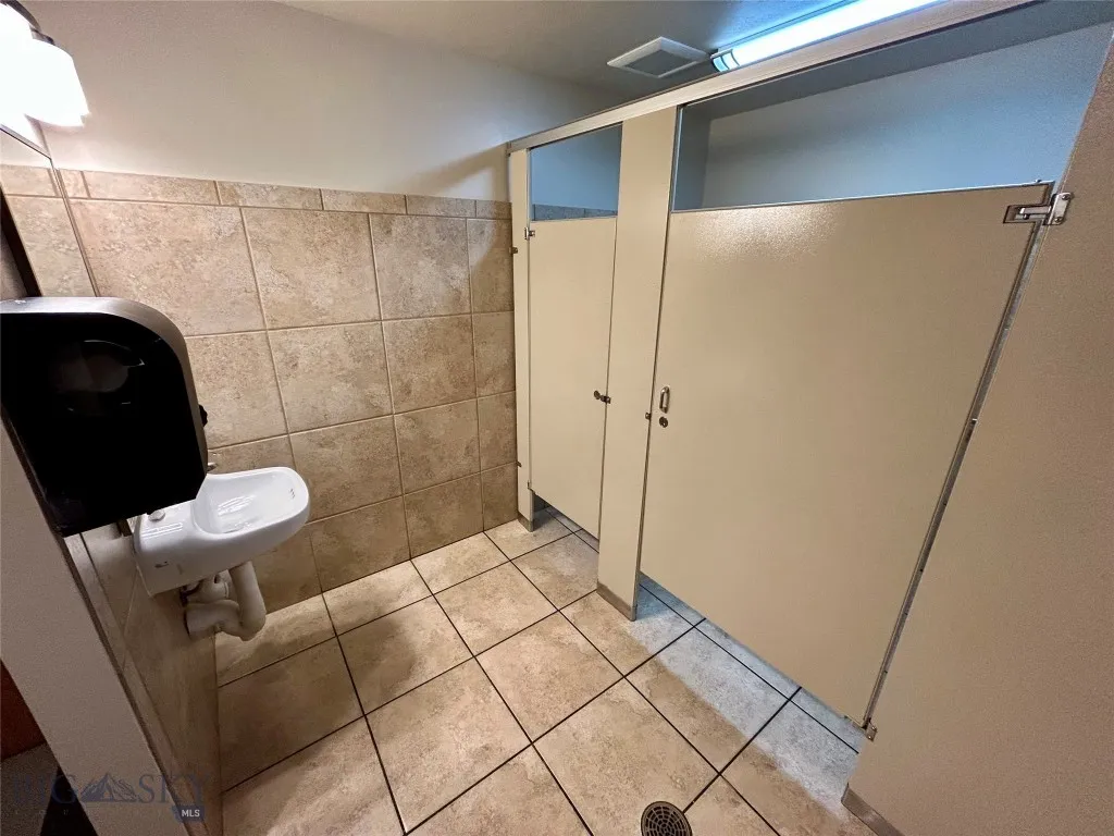 one of two rest rooms