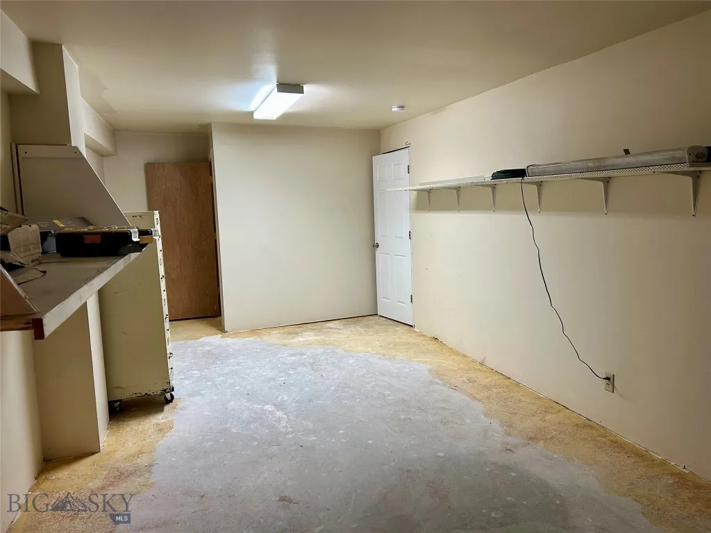 Basement office area
