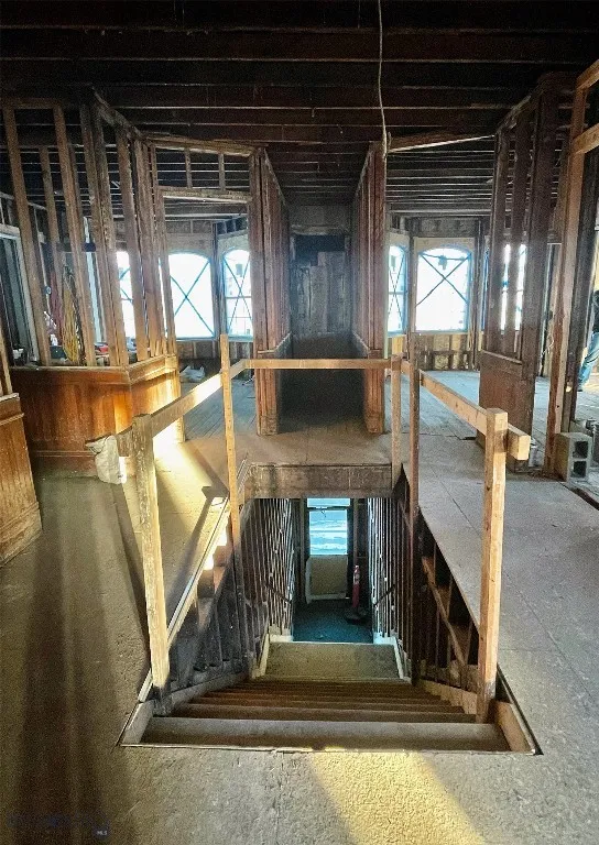 Top of stairs, 2nd floor