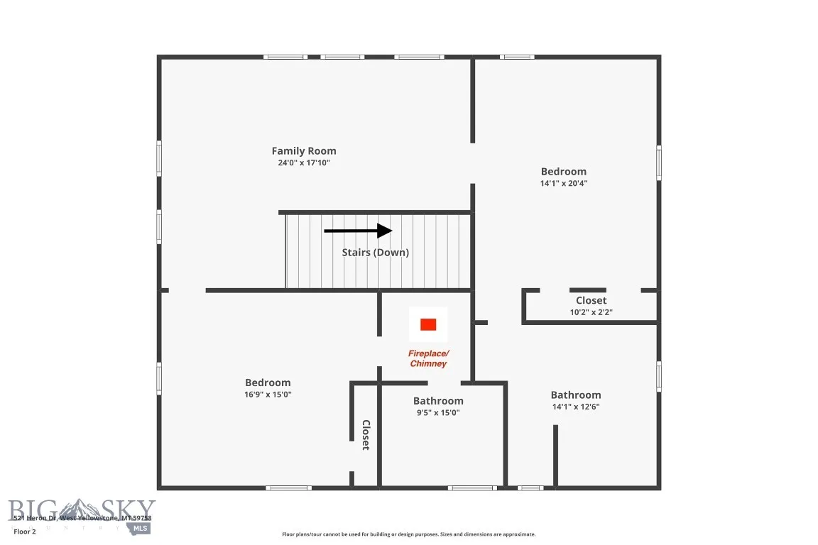 Upper Level Floor Plan