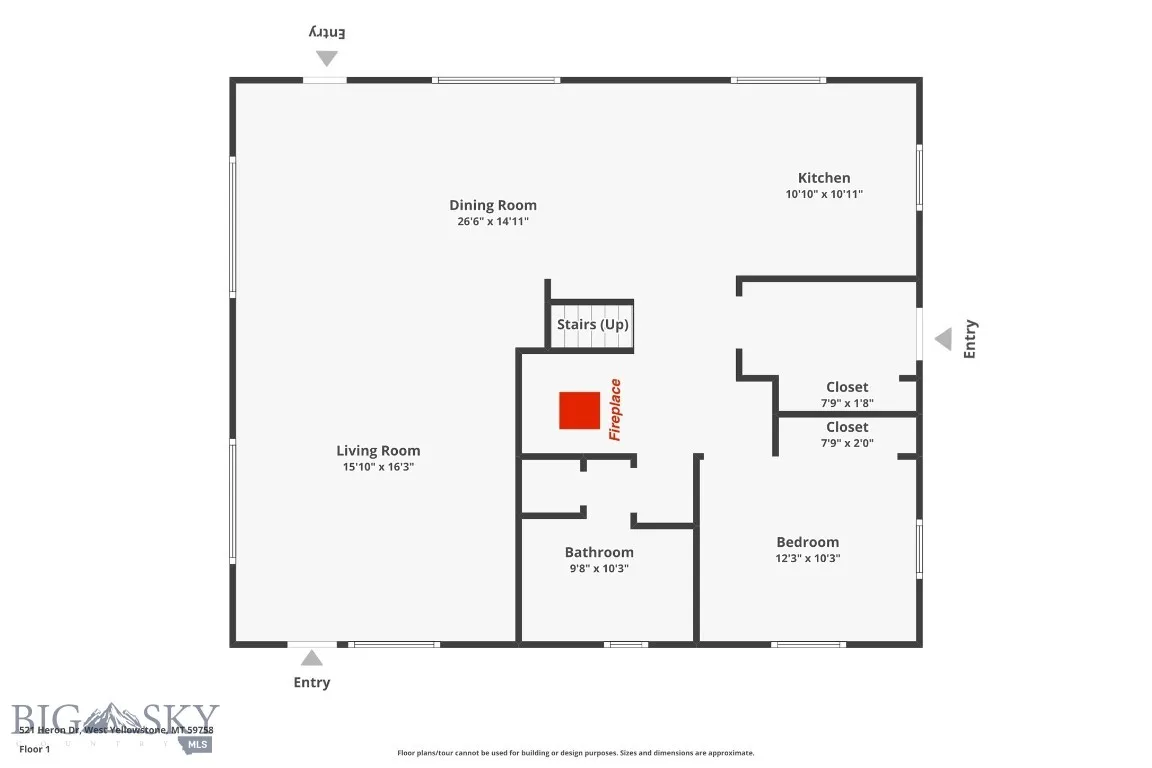 Main Level Floor Plan