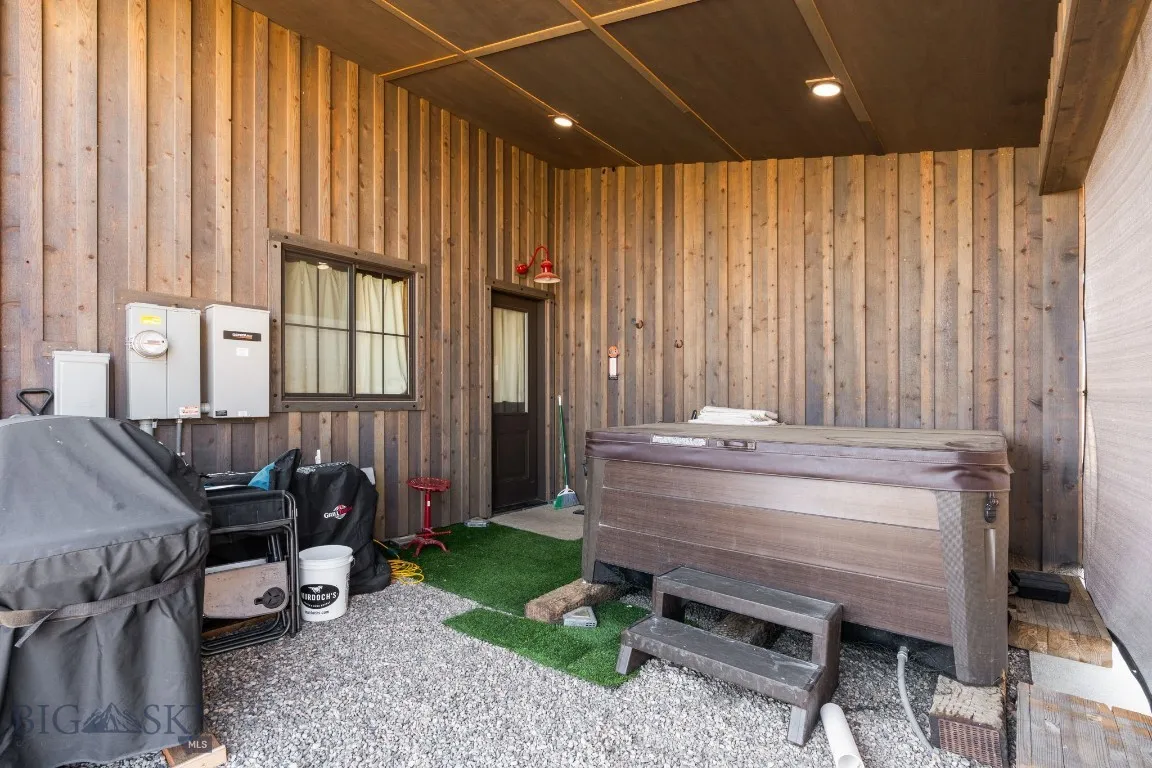Covered patio