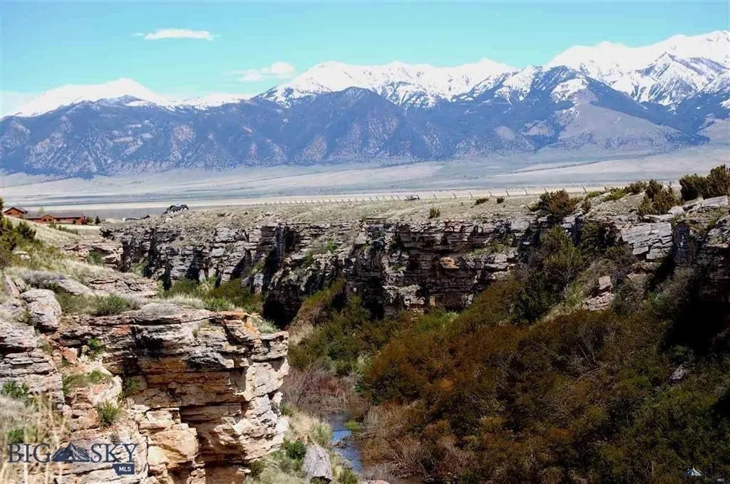 Looking down into WigWam Canyon to the Creek