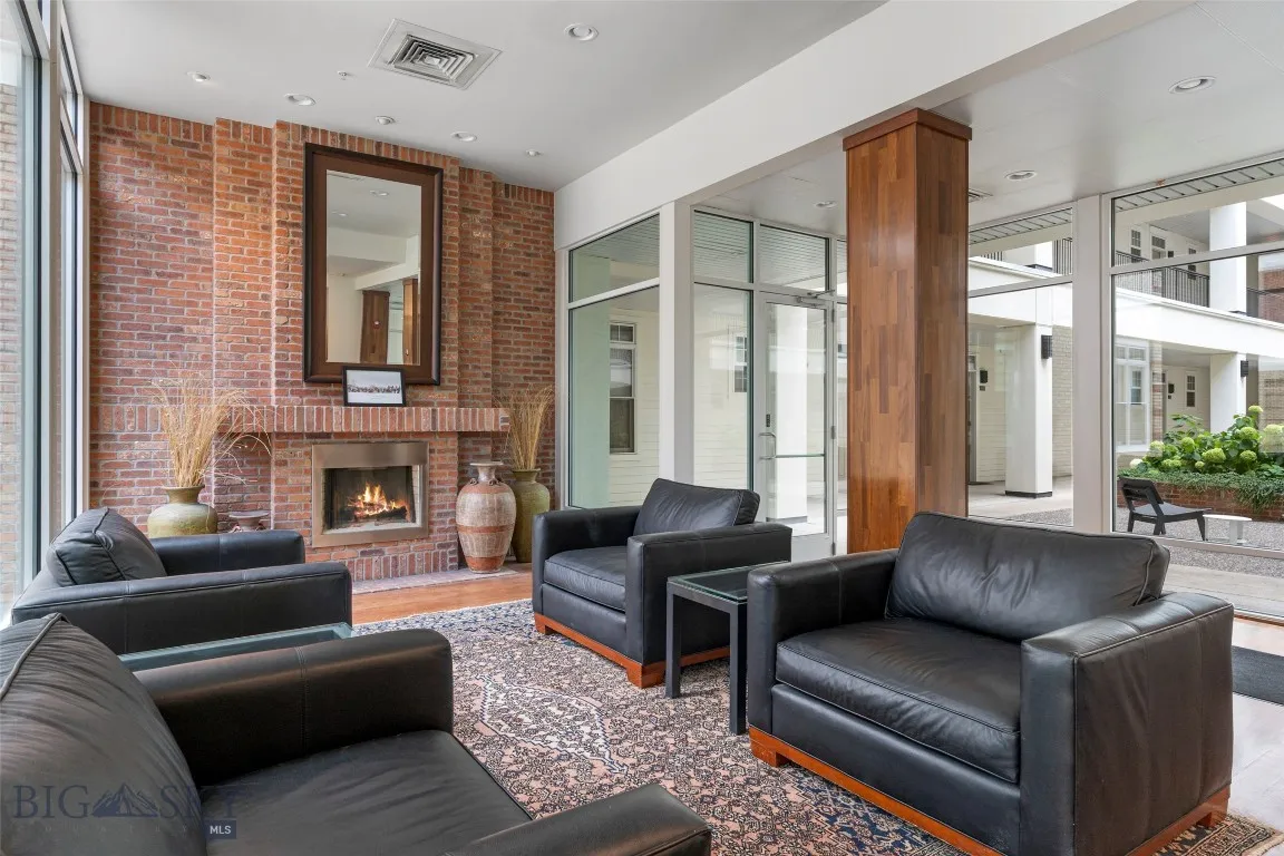 Welcome lobby for building