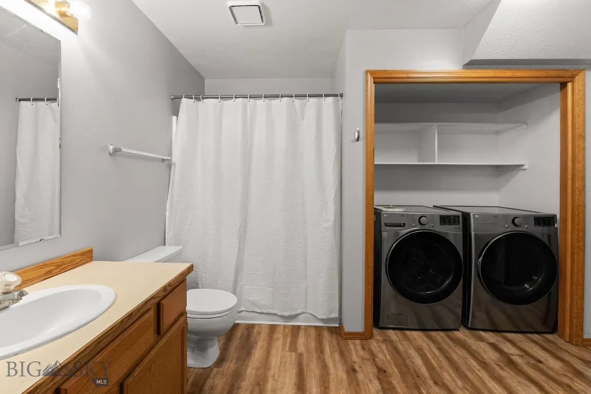 Main floor bathroom/laundry