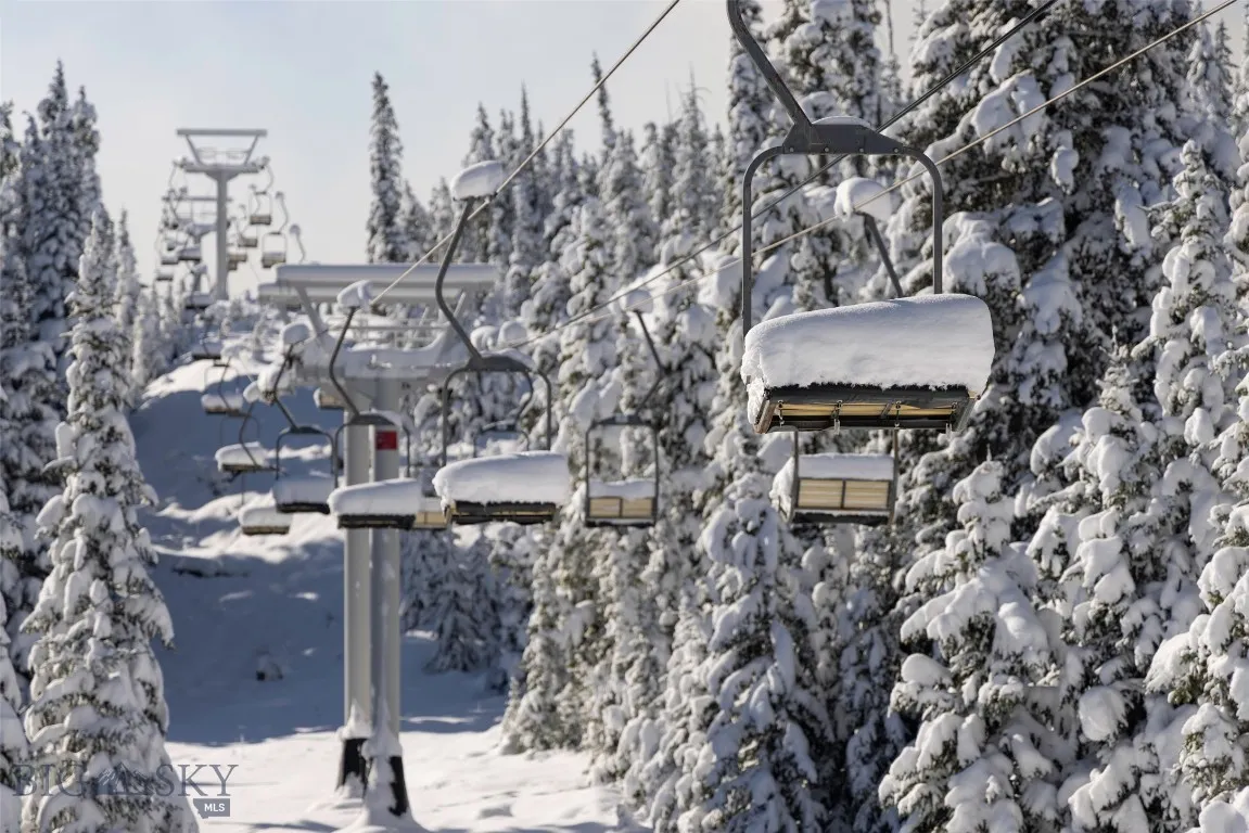 White Otter Ski Lift - just a short skate or walk down White Otter to access world class skiing at Big Sky Resort.