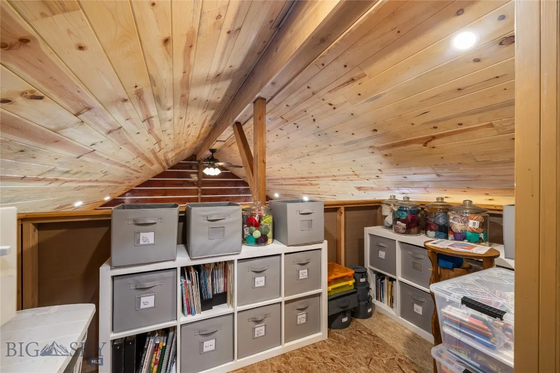 Balcony off loft area into family room