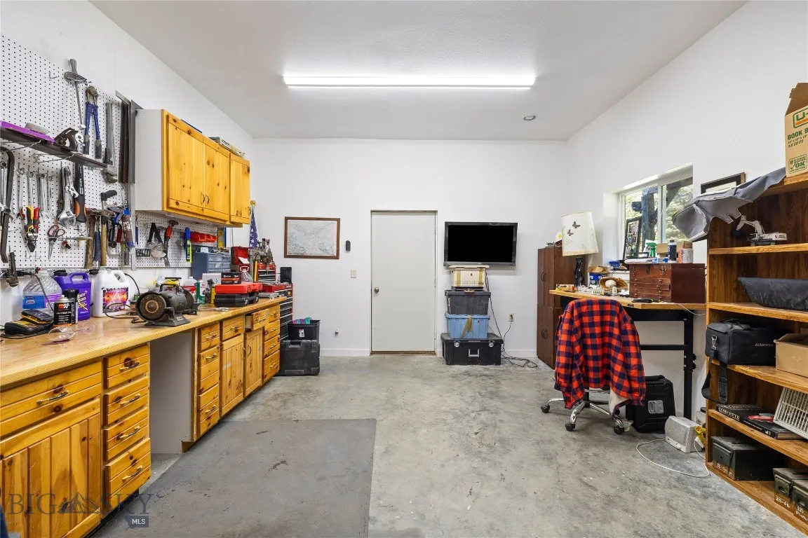 Insulated/heated workshop inside shop