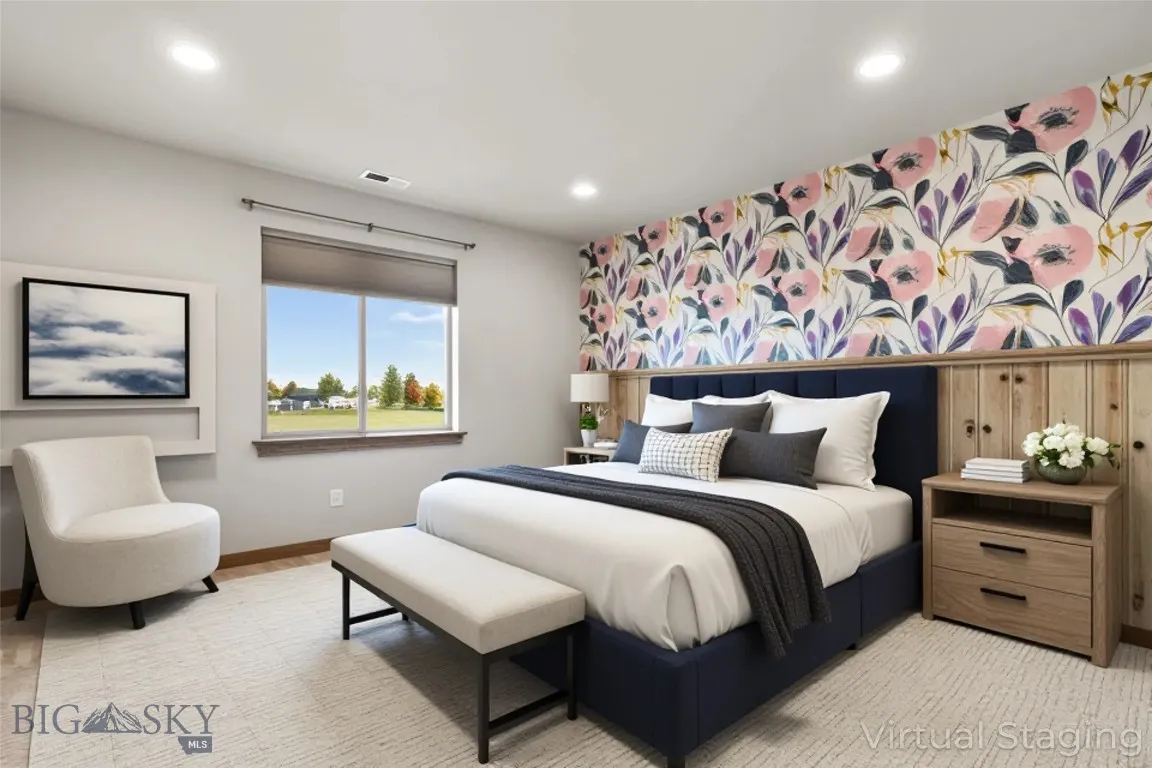 Staged Bedroom 1