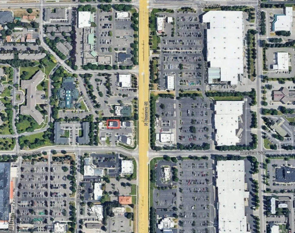 N Reserve St. aerial