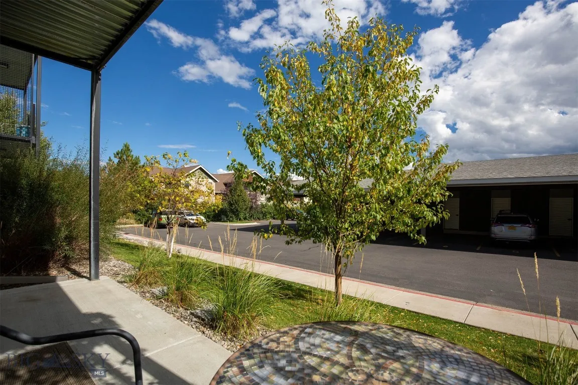 Covered, private patio