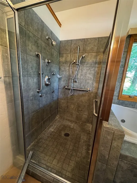En suite bathroom- shower