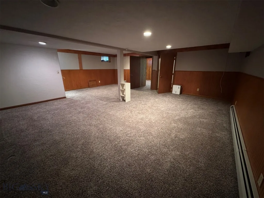 Basement living area