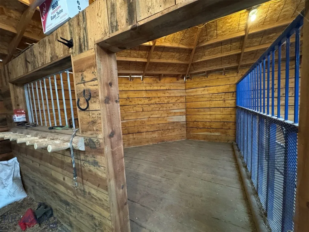 Barn interior