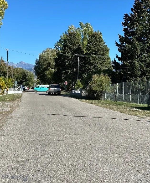 Paved West Hugel Street on north end of the lot