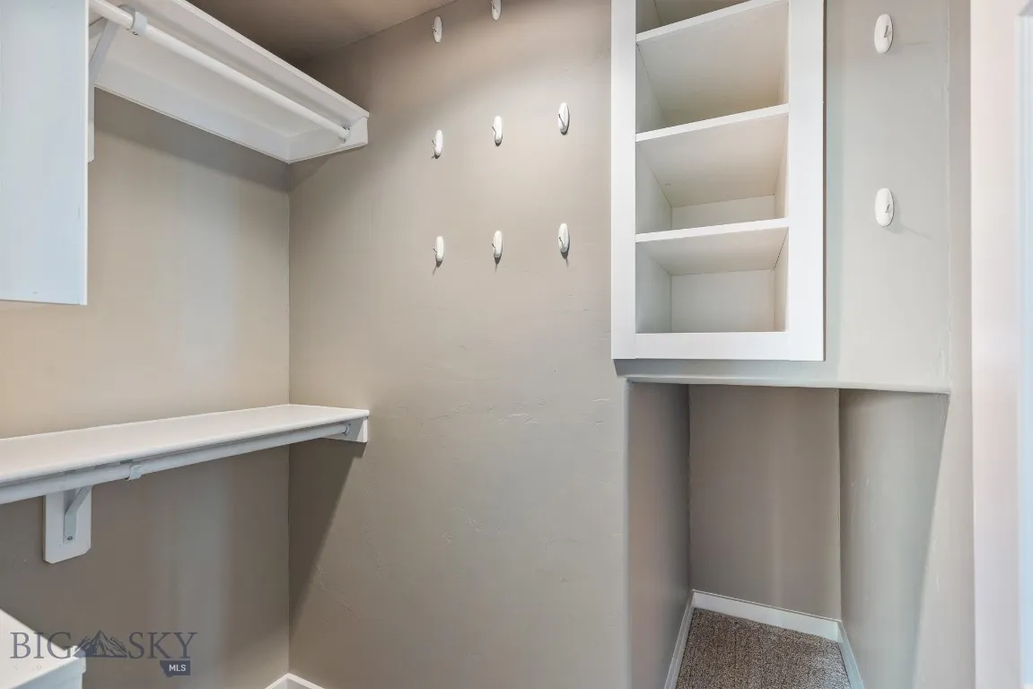 Two walk-in closets