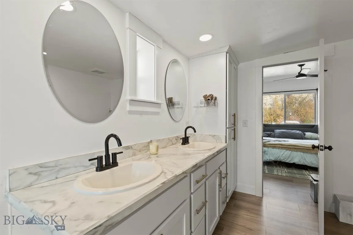 Bathroom suite looking toward Primary Bedroom