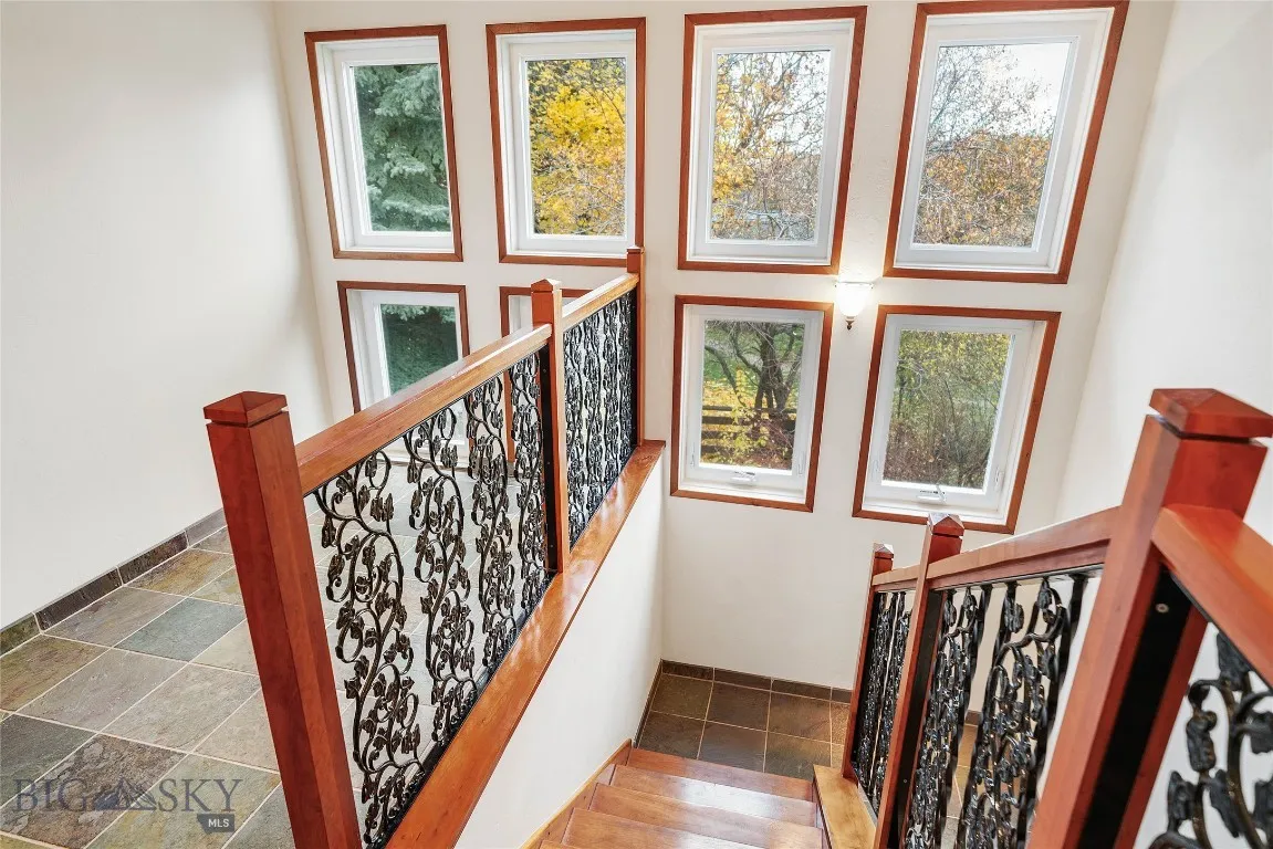 upper foyer, facing North
