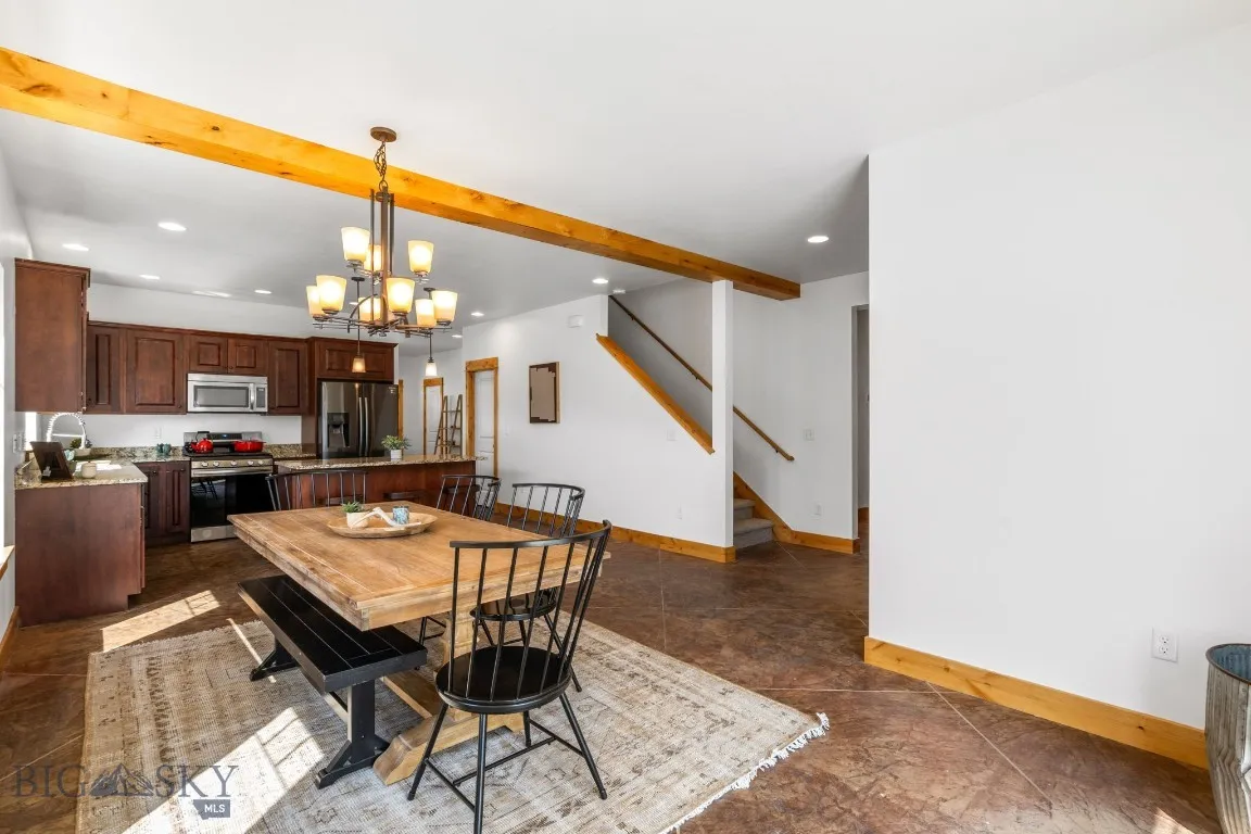 Dining area from patio