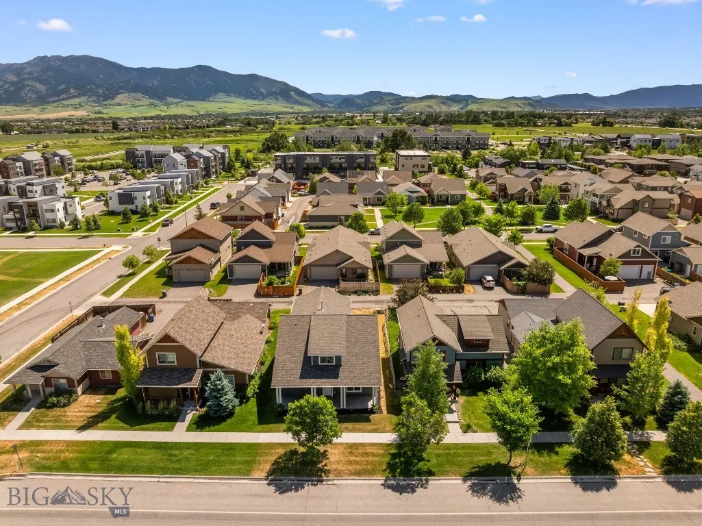 Aerial w/ Bozeman City Park just 2 doors down