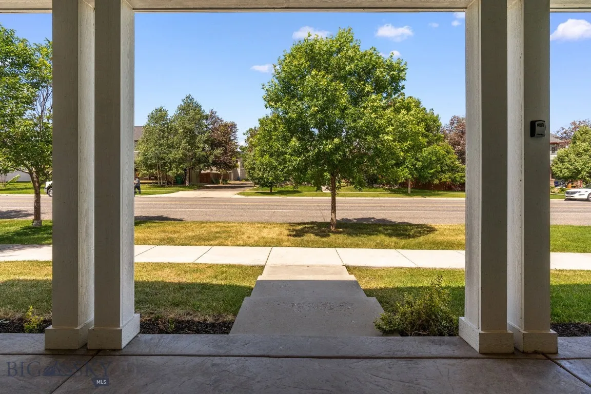 Covered front porch